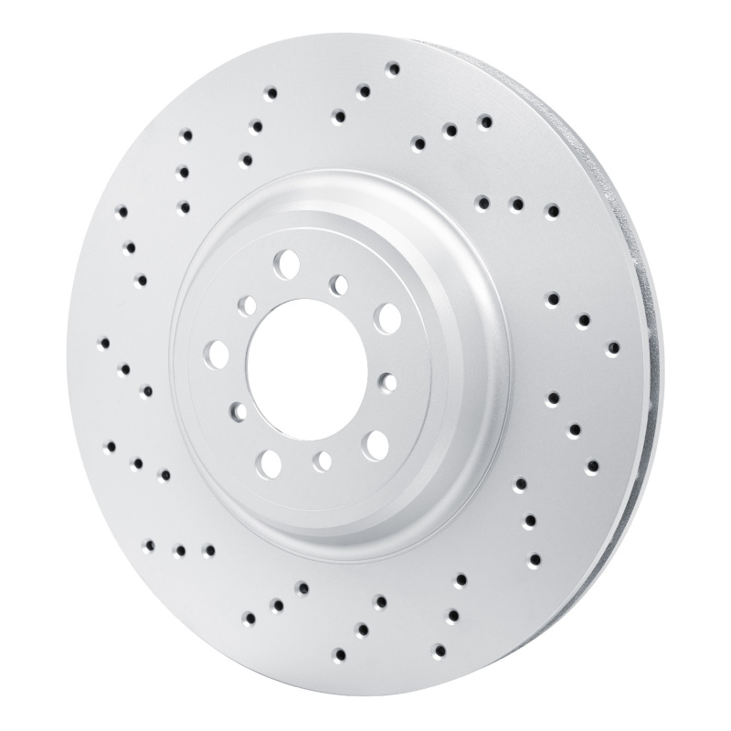 BMW M4 Brake Rotor (1) - Front Left - R1 Concepts - GEOSPEC Coated Rotor - Drilled - `15-`20